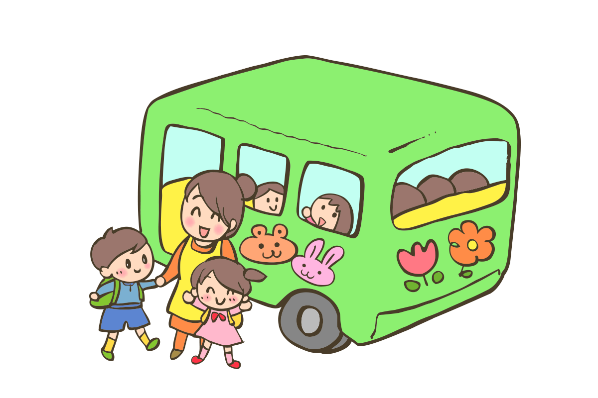 幼稚園バス画像